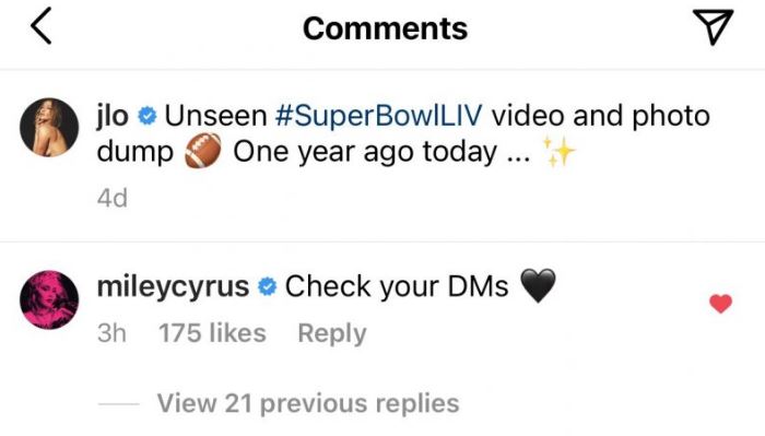 Colaboración entre Miley Cyrus y Jennifer Lopez está más cerca de lo que pensamos