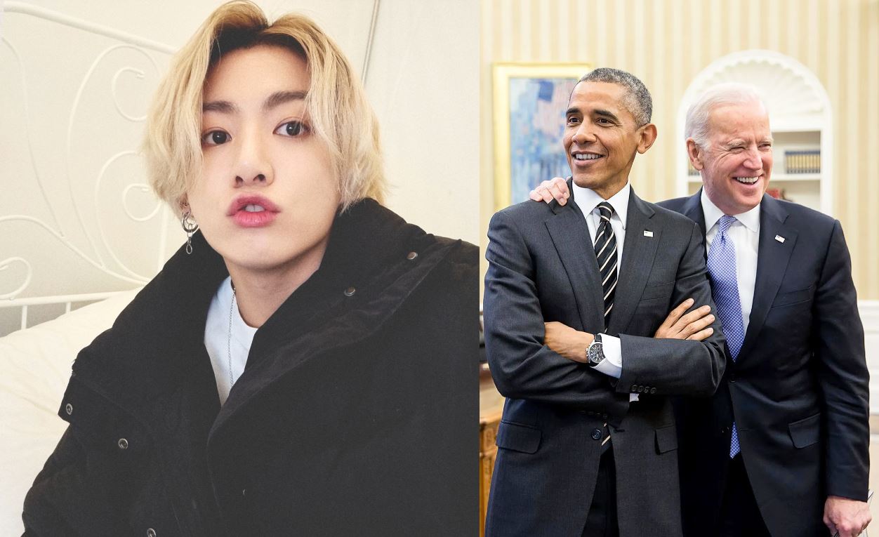 Descubre que tienen en común Jungkook de BTS, Joe Biden y Barack Obama