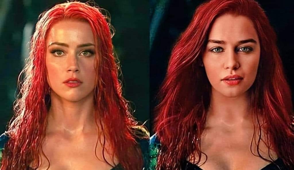 Forbes confirma que Amber Heard ha sido despedida de ‘Aquaman 2’ y Emilia Clarke será su reemplazo