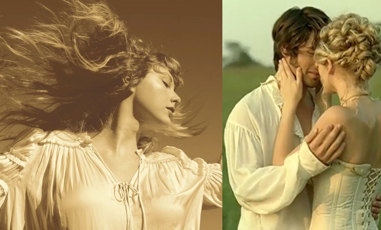 Taylor Swift usó la ropa de Romeo en la nueva portada de ‘Fearless’ porque ella es su propio príncipe