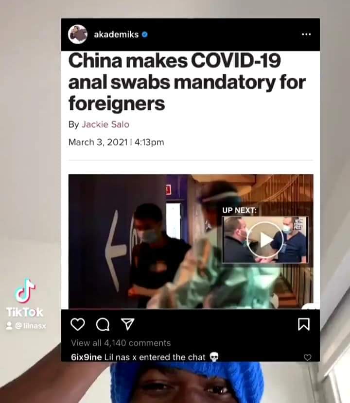 Lil Nas X expone a 6ix9ine y afirma que es Bisexual luego de que éste se burlara de él en Instagram