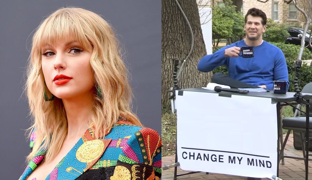Taylor Swift vuelve a ser víctima de comentarios misóginos, esta vez por parte de Steven Crowder