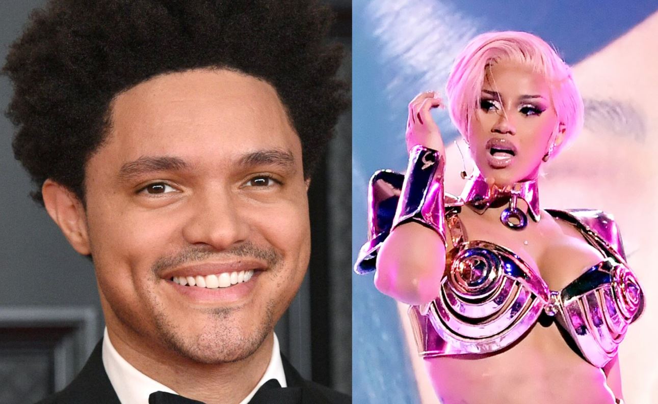 Trevor Noah bajo fuego por comentario sexista a Cardi B durante los GRAMMYs