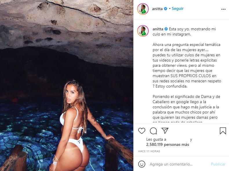 Vea como Anitta destrozó a Arcangel en una publicación de Instagram
