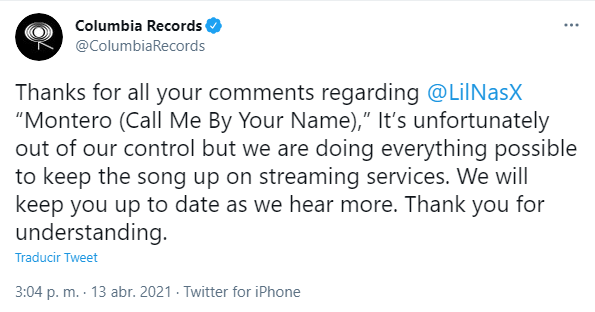 Lil Nas X promete lanzar su canción ‘Call me by your name (Montero)’ por Pornhub