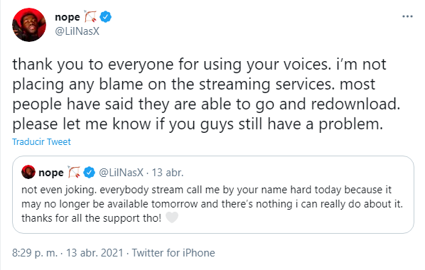 Lil Nas X promete lanzar su canción ‘Call me by your name (Montero)’ por Pornhub