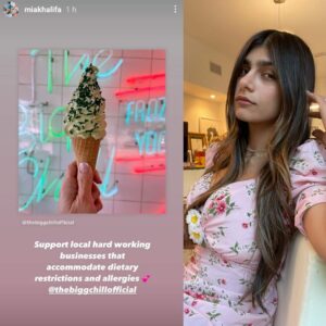 Vea cómo Mia Khalifa pone en su lugar a Demi Lovato por atacar a una heladería y acusarla de "Gordofobica"