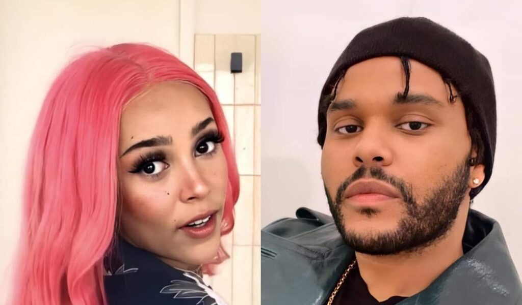 Doja Cat y The Weeknd estarían en una relación amorosa, afirman rumores
