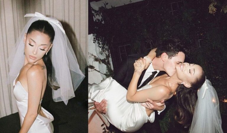 Ariana Grande comparte fotos de su boda con Dalton Gomez