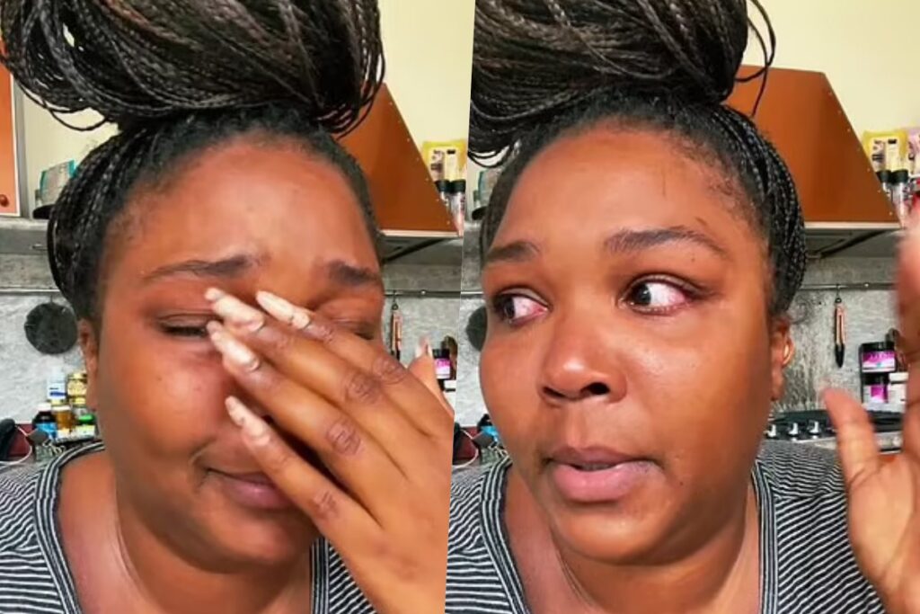 Lizzo llora desconsoladamente en un video mientras confiesa que se siente 'como una carga'