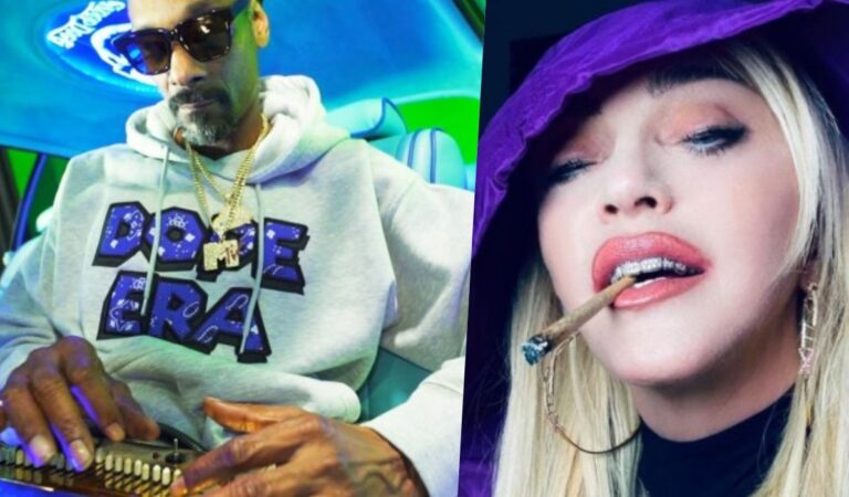 Madonna se muestra con un porro en el nuevo video de Snoop Dogg