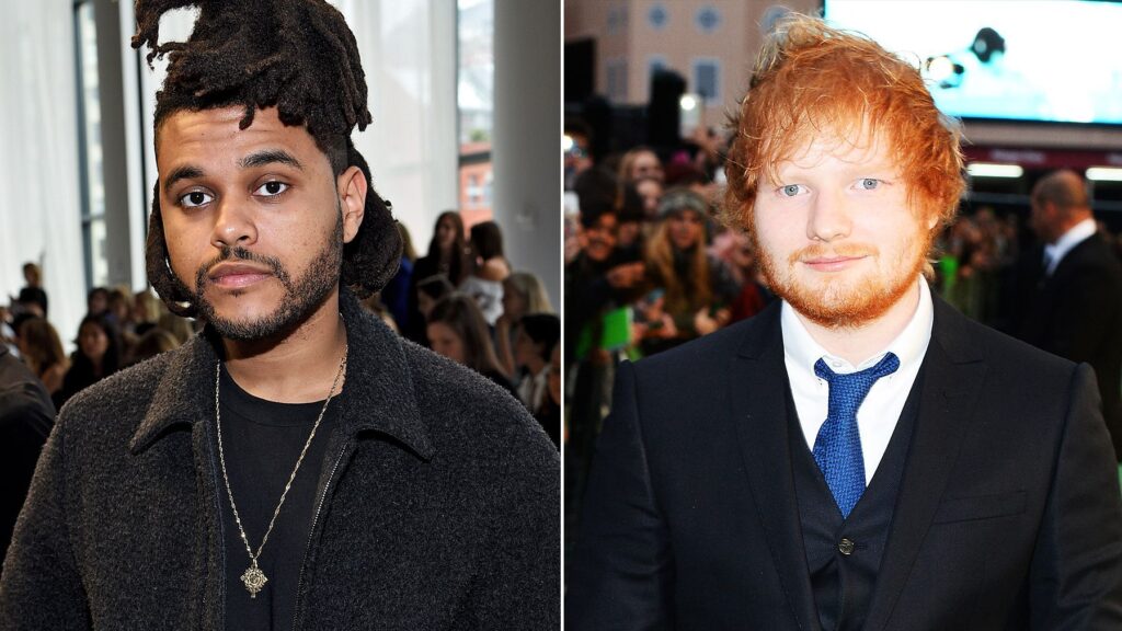 Ed Sheeran es acusado de plagiar a The Weeknd en su nueva canción