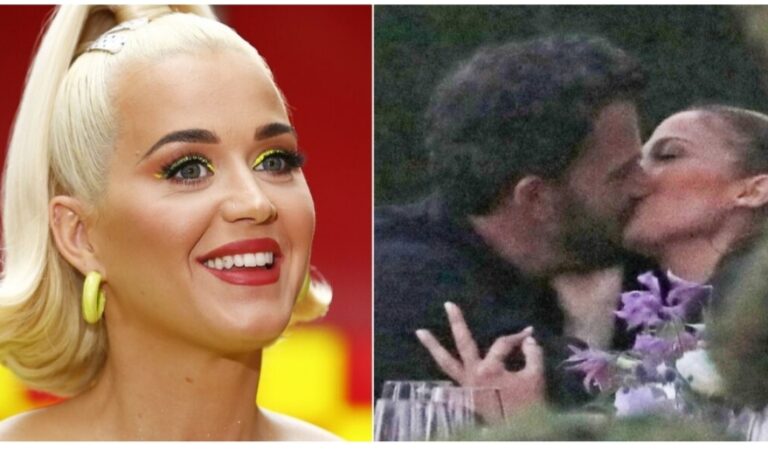 Katy Perry está siendo acusada de chismosa tras filtrar fotografía de JLo y Ben Affleck besandose