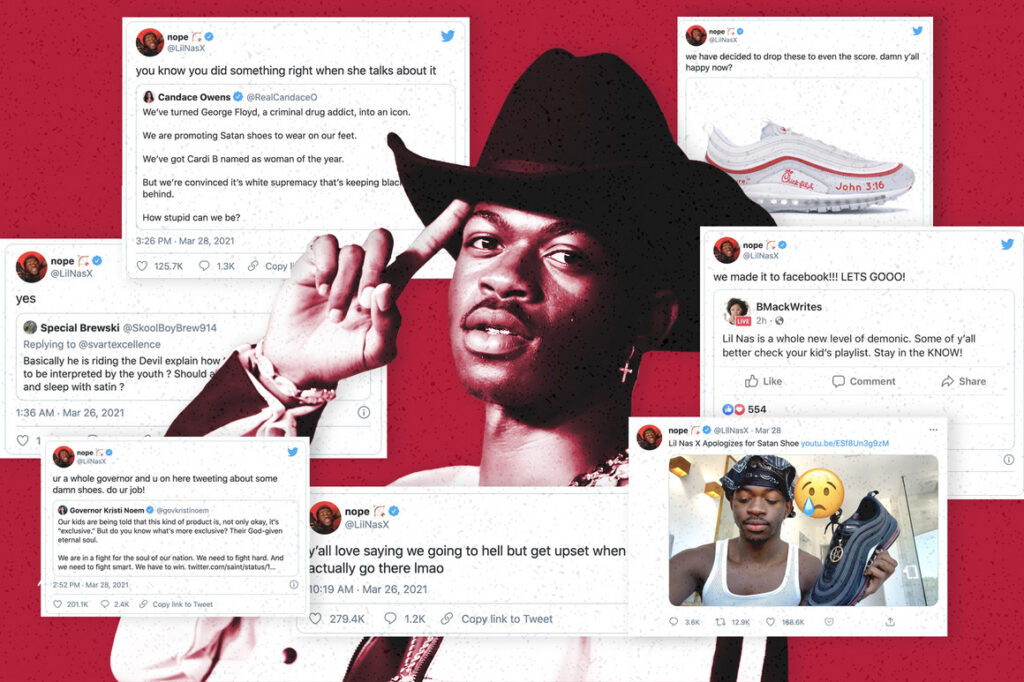 Lil Nas X hace una fuerte exhibición en los BET awards 2021 que enoja a los usuarios de Twitter