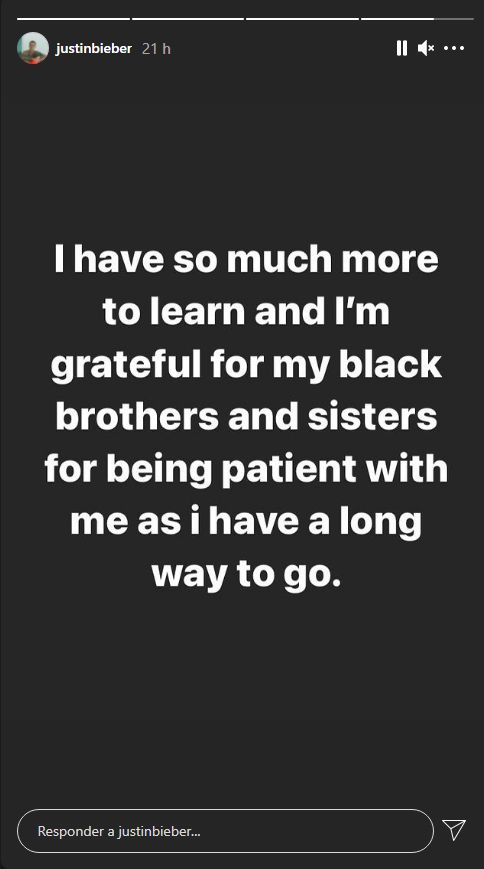 Justin Bieber se disculpa en redes tras acusaciones de racismo