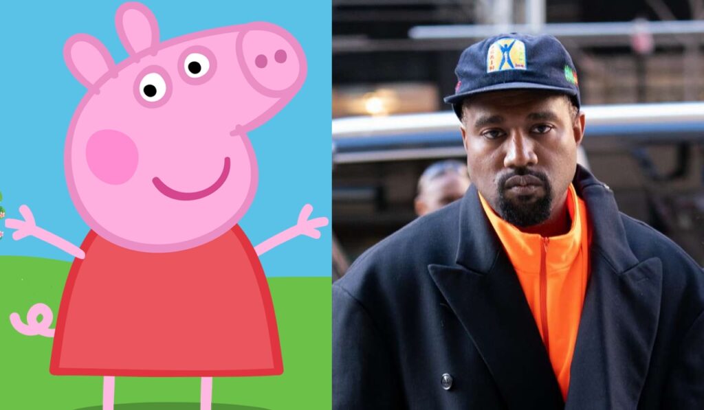 Peppa Pig se burla del nuevo álbum de Kanye West y su pésima crítica