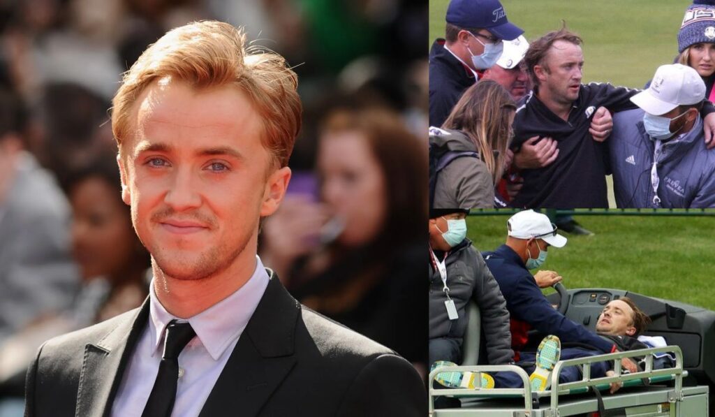 Tom Felton habla de su estado de salud tras colapsar en torneo de golf