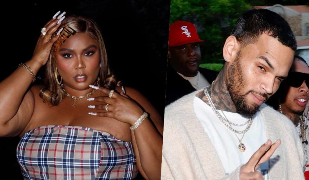 Lizzo es criticada por llamar a Chris Brown su "persona favorita"