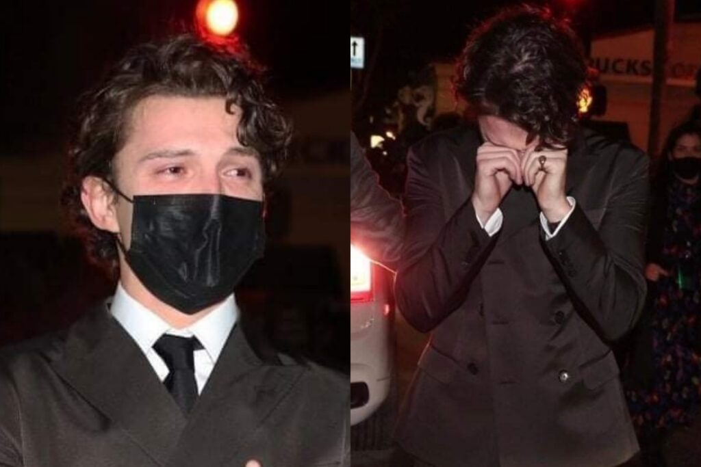 Tom Holland lloró desconsoladamente en la premiere de 'Spiderman: No Way Home' por esta razón