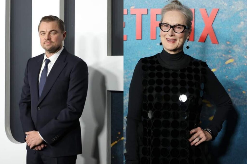 Leonardo DiCaprio “tuvo un disgusto” con desnudo de Meryl Streep en “Don’t Look Up”
