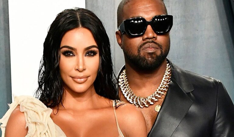 Kanye West le prohíben entrar a casa de Kim Kardashian para ver a sus hijos