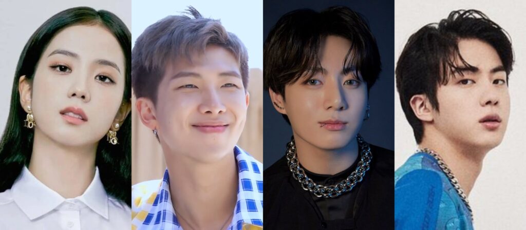 BTS: Jin, RM, Jungkook y Jisoo de BLACKPINK los siguientes artistas que tocarán el HOT 100 en Estados Unidos