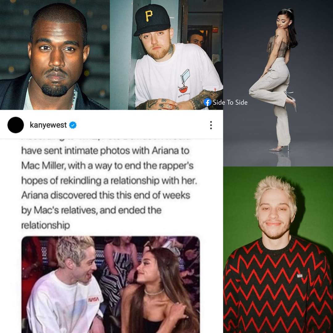 Kanye West confiesa que Pete Davison se burlaba de Mac Miller enviándole fotos de él con Ariana Grande