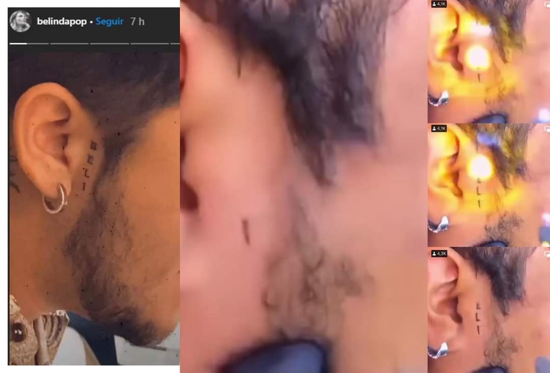 Christian Nodal se somete a terapia de láser para remover el tatuaje de Belinda