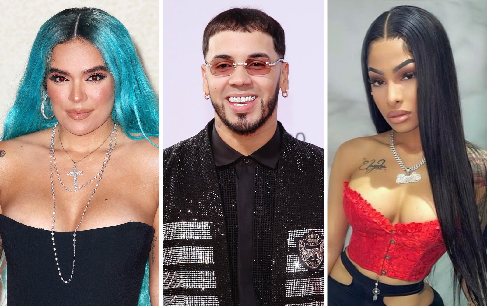 Yailin rompe en llanto junto a Anuel tras ataques de fans de Karol G en un live