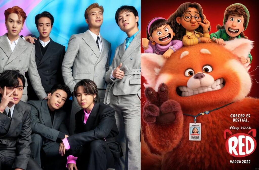 La directora de 'Turning Red' confirmó que se inspiró en BTS