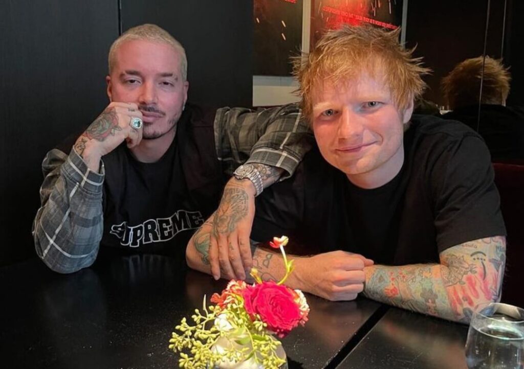Ed Sheeran es el protector de J Balvin y lo apoya tras escándalo con Residente