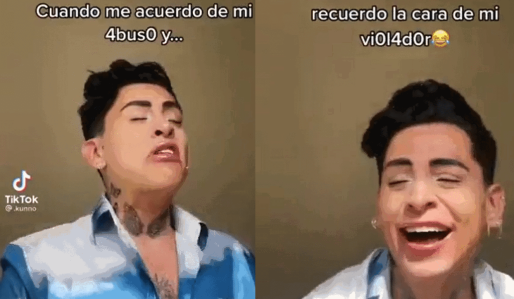 El polémico vídeo en dónde Kunno se burla de los abusos sexuales y por el que recibió duras críticas