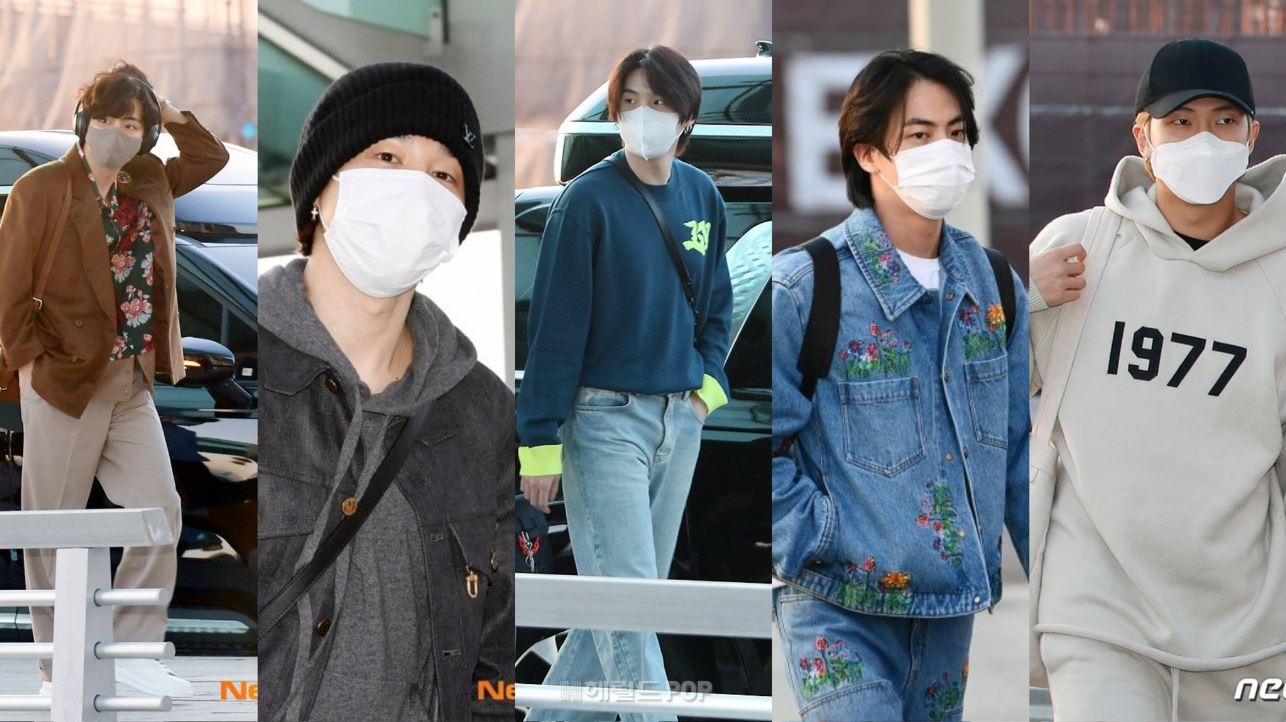 Jungkook no aparece con BTS en el aeropuerto hacia Estados Unidos y preocupa a los fans