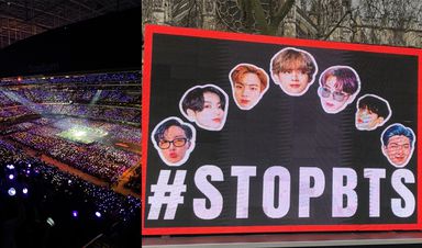 #STOP BTS, el banner de hate hacia BTS que es viral en redes y ha causado el enojo en ARMY