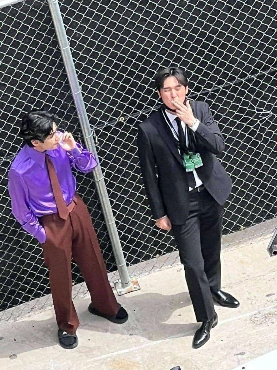 BTS: Divulgan fotografías de V fumando cigarros y enciende las redes