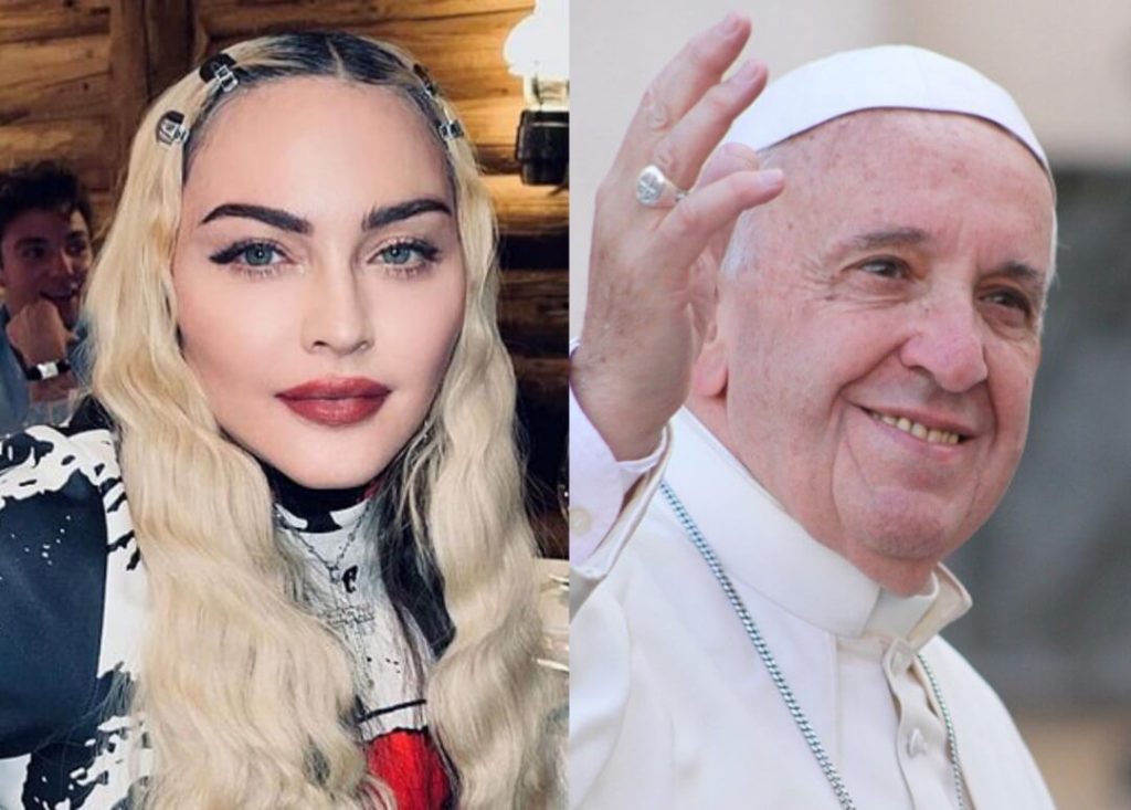Madonna pide al Papa Francisco un encuentro para confesarse