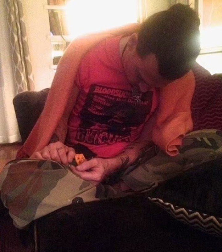 Fotos: Las imágenes que Amber Heard filtró de Johnny Depp estando drogado