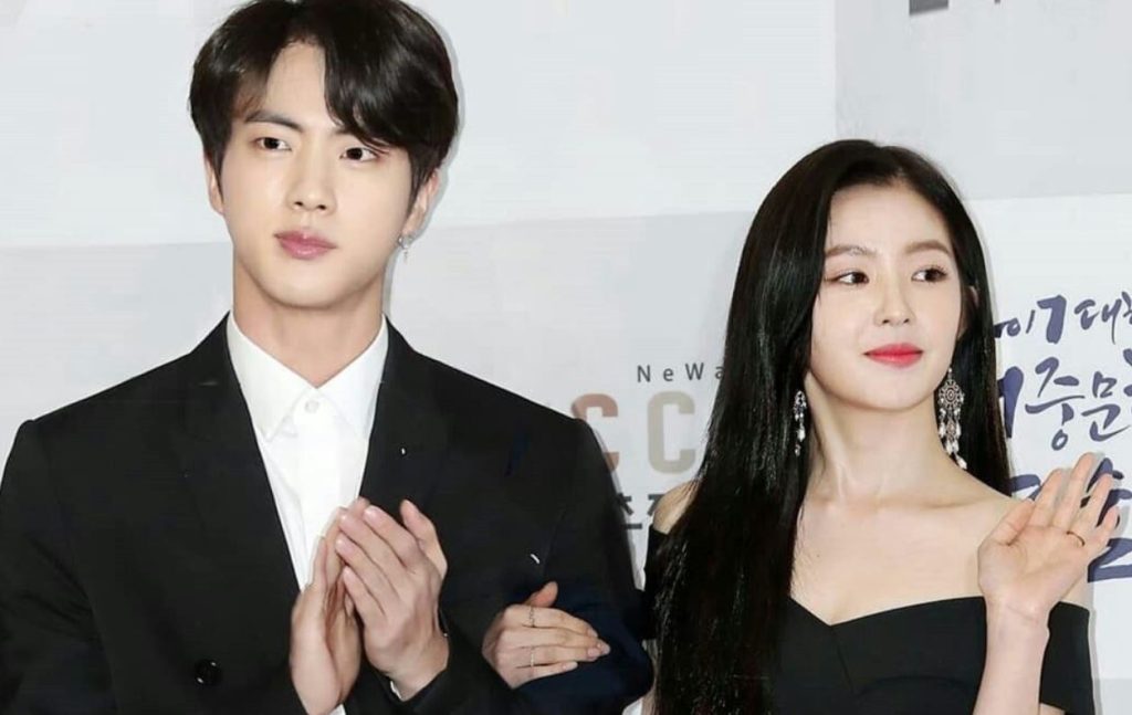 Jin de BTS e Irene de Red Velvet son emparejados en Corea del Sur por esta razón