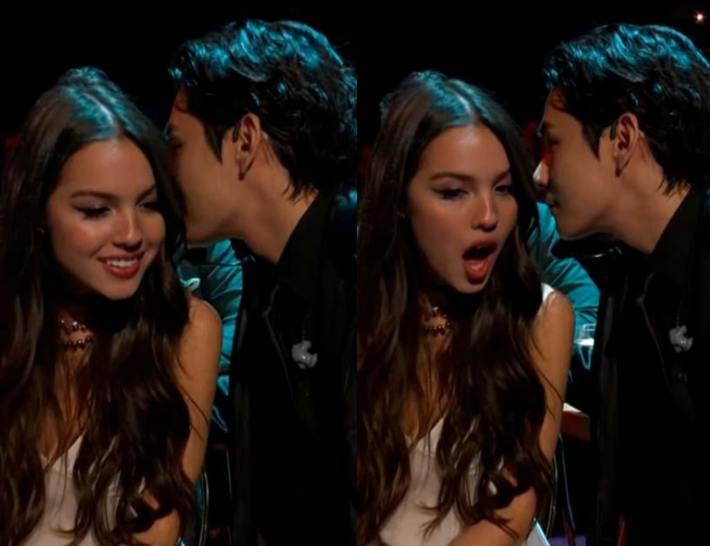 V de BTS detalla momento con Olivia Rodrigo en los Grammys 2022: 'Estaba realmente nervioso'