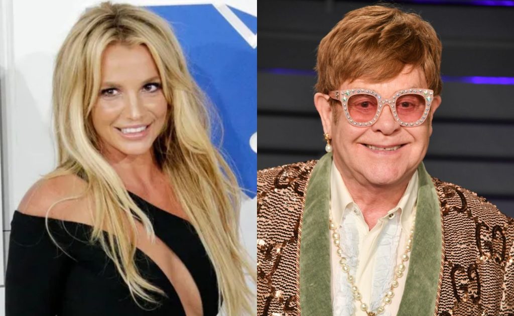 Britney Spears prepara un dueto con Elton John como regreso a la música, dice Page Six