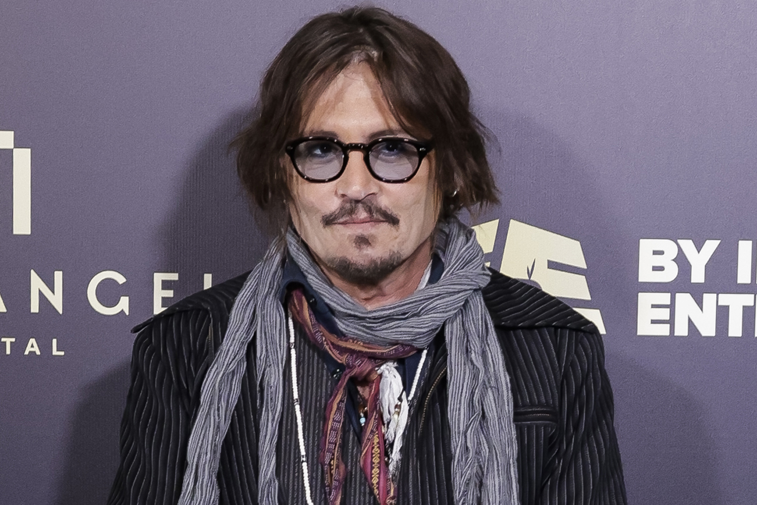 BELGRADE, SERBIA - OCTOBER 19:  US actor Johnny Depp attends the promotion of the animated series "Puffins" in Belgrade on October 19, 2021. (Photo by Srdjan Stevanovic/Getty Images)