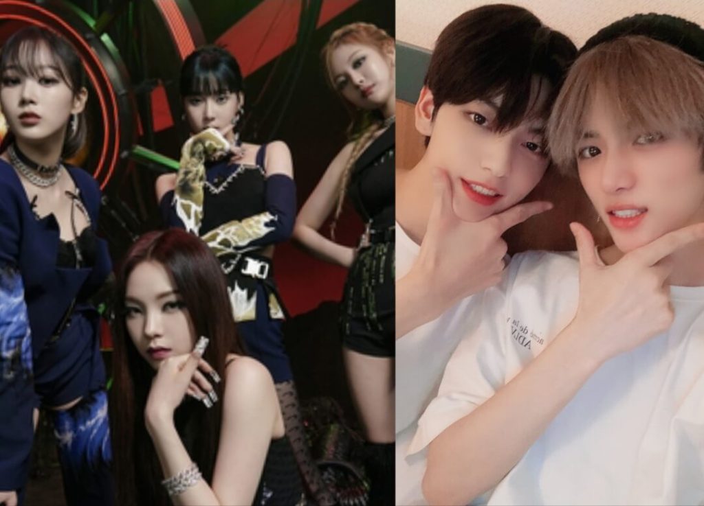 ¿Colaboración o error? Se encuentran nombres de miembros de TXT en la imagen teaser de Aespa