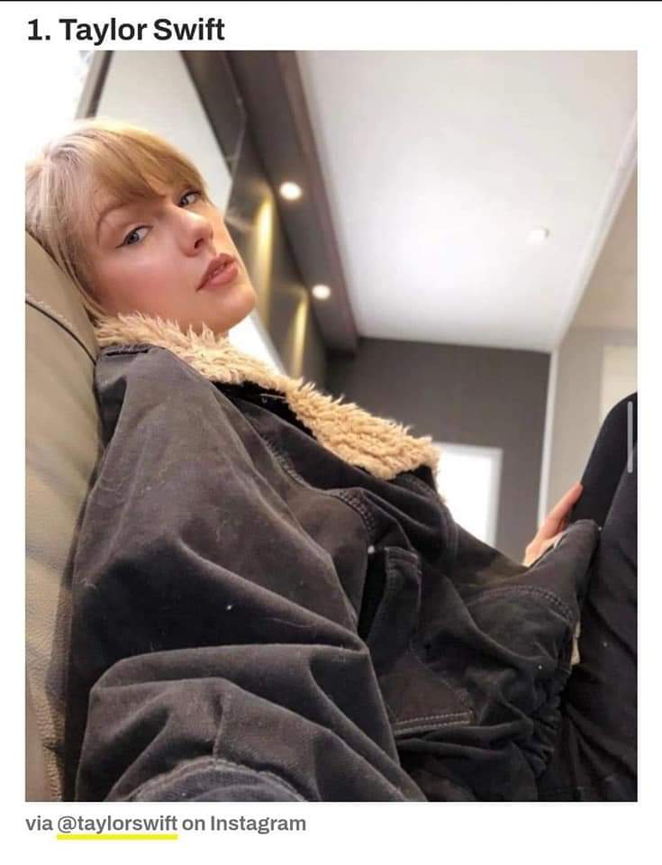 Taylor Swift es la celebridad que más daña y contamina el planeta tierra