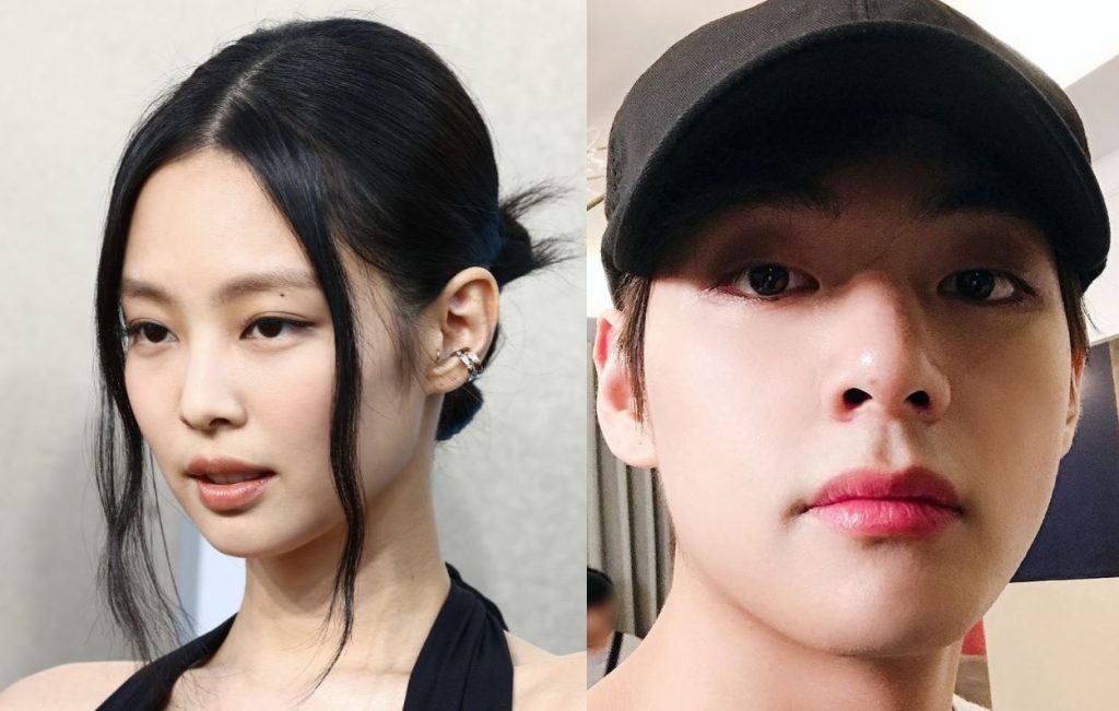 Foto de Jennie de BLACKPINK y V de BTS en un hotel de Nueva York, Estados Unidos