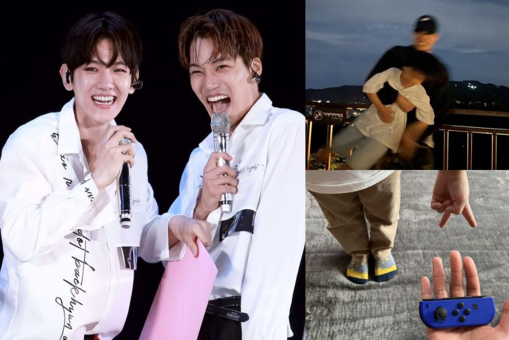 Baekhyun y Kai de EXO enamoran a sus fans al compartir como se divierten con sus sobrinos