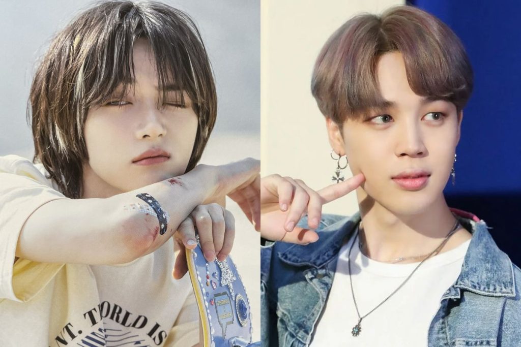 Beomgyu de TXT sorprende con su inesperada reaccion al ver a Jimin de BTS