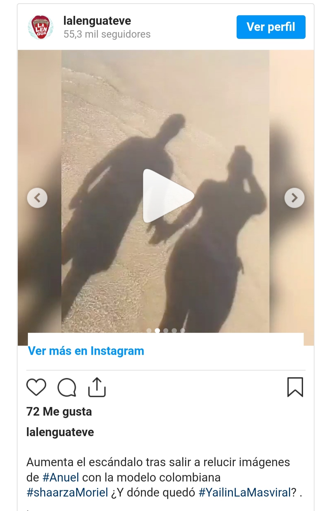 Salen a la luz imágenes de Anuel AA junto a su nueva amante