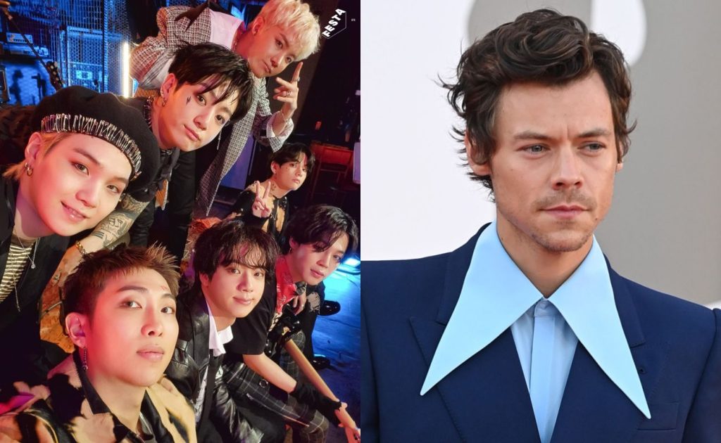 La inesperada conexión de BTS y Harry Styles en Estados Unidos