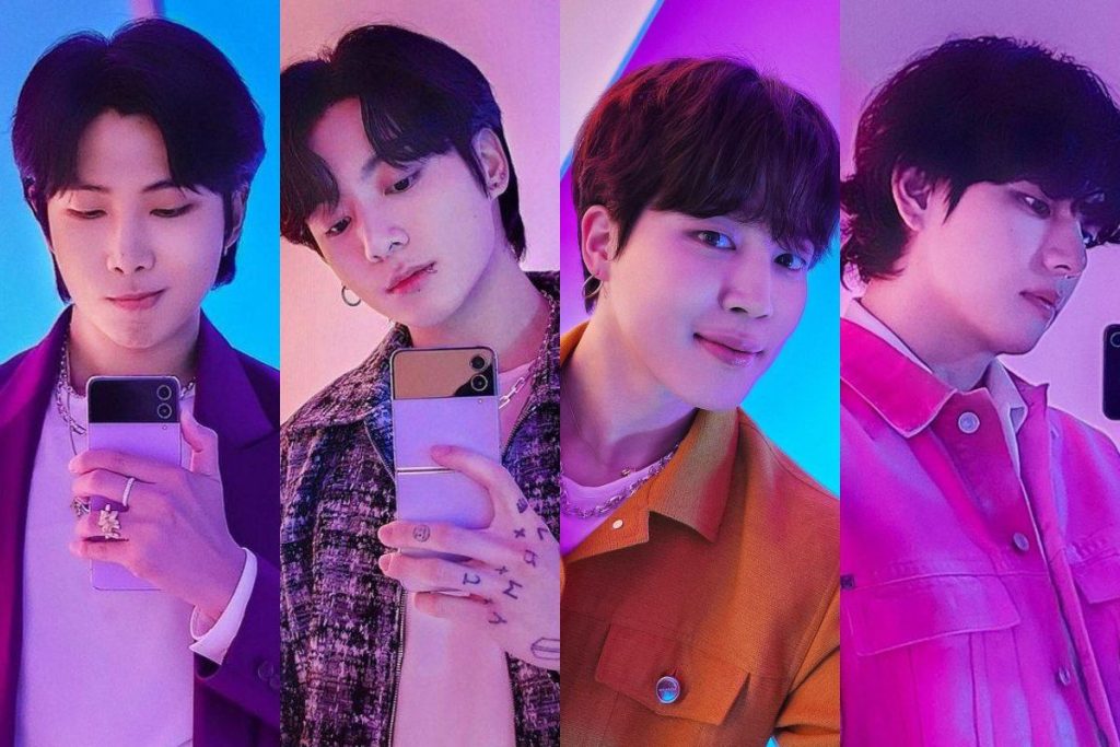 Las nuevas fotos de BTS para Samsung Z Flip que dejó con boca abierta a todos
