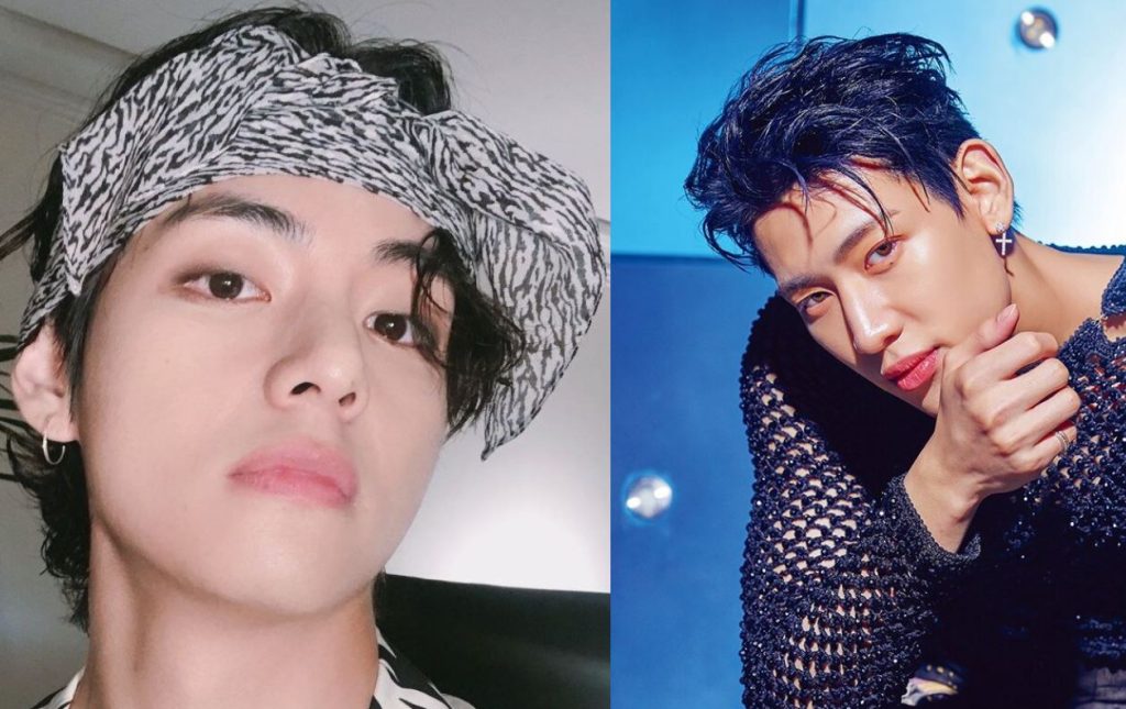 V de BTS comparte outfit con BamBam de GOT7 encantando a todos